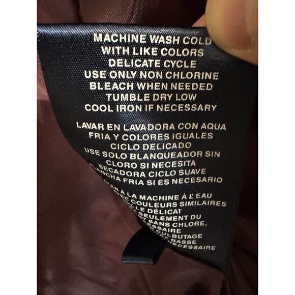 Tommy Hilfiger Quilted Full-Zip Coat Jacket W/ Hood Women Size Medium READ - Picture 8 of 10